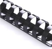 Amazon.com: Black Comb Binding Spines 3/8-inch 24-ring Legal ...
