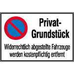 Einfach im onlineshop selbst gestalten, material und format wählen: Halteverbotsschilder Und Parkverbotsschilder Online Shop