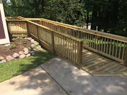 Wheelchair Ramps Wood Metal Concrete Landscaping Bridgeway Independent Living Designs Llc Wooden Ramp Wheelchair Ramp Summer Cabins