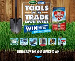 Quickly browse through hundreds of lawn care tools and systems and narrow down your top choices. Scotts Ca Lowe S Tools Of The Trade Lawn Contest Win Lawn Care Prize Packs Contest Scoop