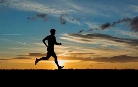 Amazing free hd sunset wallpapers collection. Wallpaper The Sky The Sun Clouds Sunset Background Wallpaper Sport Silhouette Running Male Guy Widescreen Full Screen Hd Wallpapers Images For Desktop Section Sport Download