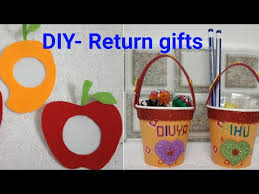 diy 2 birthday party return gift ideas