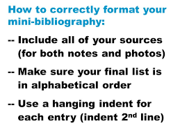 Example bibliography using the harvard referencing style. How To Correctly Format Your Mini Bibliography Include All Of Your Sources For Both Notes And Photos Make Sure Your Final List Is In Alphabetical Ppt Download