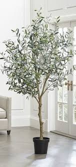 Artificial Olive Tree Reviews Crate And Barrel Faux Olive Tree Indoor Olive Tree Plant Decor Indoor
