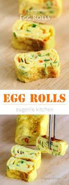 Egg Rolls Tamagoyaki Improve Your Cooking Skills With This Delicious Asian Egg Rolls You Will Be Delighted To Add Egg Roll Recipes Recipes Breakfast Recipes