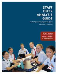 cadet staff duty analysis civil air