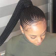 A pull through braid looks similar to a regular braid, but it is composed of mini ponytails slipped through one another. 4 279 Likes 39 Comments Stacee Flood Handsnheartss On Instagram Neatfreak Brooklynbraider Bookme Hair Styles Natural Hair Styles Cornrow Hairstyles