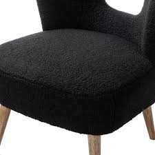 Mini Vegan Lambskin Sherpa Upholstery Barrel Chair Overstock 32440515