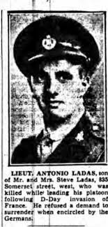 Lieutenant Antonio Peter Ladas (1919-1944)