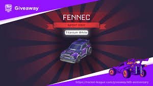Due to its popularity, on february 1, 2021, fennec versions of the. 6th Anniversary Giveaway Rocket League Garage