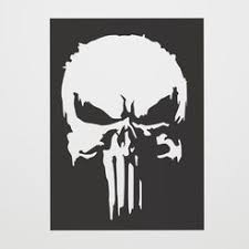 Maybe you would like to learn more about one of these? Download Stl File Stencil Punisher Logo Star 3d Print Object Cults