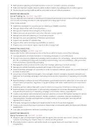 trade marketing manager resume sample