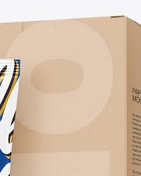Download Cosmetic Tube W Kraft Paper Box Mockup In Tube Mockups On Yellow Images Object Mockups PSD Mockup Templates