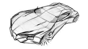 Birds Eye View Drawing Car How To Sketch A Car Alfa Romeo Bird Eye View Birds Eye View Car Design Sketch Car Sketch