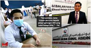Popular university in terengganuview more. Bantu Pelajar Spm Kurang Mampu Unisza Sedia Kelas Tuisyen Percuma