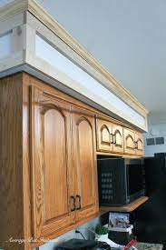 Check spelling or type a new query. Diy Kitchen Soffit Makeover How To Disguise A Kitchen Soffit Average But Inspired