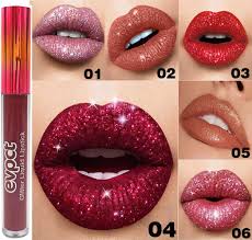 Maybe you would like to learn more about one of these? Buy Evpct 6pcs Matte To Glitter Liquid Lipstick Set 6 Colors Diamond Sparkly Red Glitter Glossy Lipstick Long Lasting Lips Kit Gold Brown Pink Shimmer Lipgloss Waterproof Lipstick Metallic Sets For Women