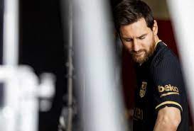 Barcelona 19 20 away men soccer jersey messi 10 zorrojersey. Fc Barcelona Unveil 2020 21 Away Kit With Lionel Messi Gerard Pique