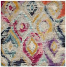 Fast delivery and exceeded my expectations. Monaco Collection 6 7 X 6 7 Square Rug In Multi Safavieh Mnc242f 7sq