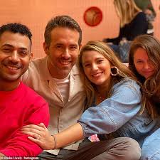 Blake recently joked she uses her kids as weights so she can fit working out around her family life, rather than having to get. Blake Lively Cosies Up To Husband Ryan Reynolds During Fun Trip To The Museum Of Ice Cream Daily Mail Online
