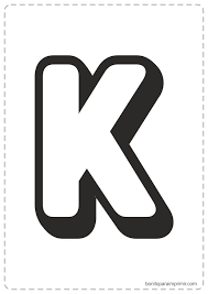 Molde de letras grandes em folha a4. Moldes De Letras K Para Imprimir Os Melhores Moldes De Letras Grandes Para Painel Onde Comprar A Melhor Impressora Para Imprimir Moldes Meme Quotes