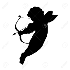 Black Bow And Arrow Silhouette Pin By Snacksone On Cupid 2018 Cupid Silhouette Human Silhouette