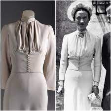 Der film und madonnas regie wurde größtenteils positiv aufgenommen. Wedding Dress 1937 Wallis Simpson Fashion Vintage Outfits Vintage Fashion