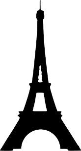 A page with one large printable eiffel tower silhouette. Eiffel Tower Silhouette Free Vector Silhouettes Creazilla