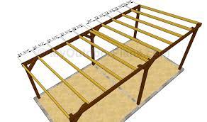Fitting The Rafters Carport Plans Diy Carport Diy Shed