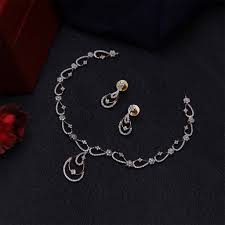 Maybe you would like to learn more about one of these? Buy 18k Real Diamond Necklace Set For Women At Jewelegance Com