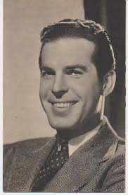 postal nº 33. fred mac murray. años 40