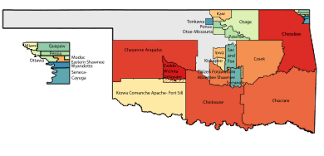 Most of the tribal land base in the united states was set aside by the federal government as native american. List Of Native American Tribes In Oklahoma Wikipedia