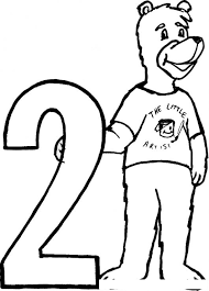 Numero 2 Para Colorear