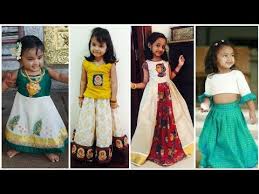Onam Outfit Idea For Kids Girl Kerala Traditional Wear For Kids Youtube Kids Fashion Girl Kids Fashion Matching Couple Outfits