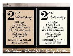 From romantic to funny, we've got ideas. Amazon Com Framed 8x10 Personalized 2nd Anniversary 2 Years Together 2 Years Of Marriage 2nd Wedding Anniversary For Her Or Him 2nd Anniversary Gifts For Couple 2 Year Anniversary Second Anniversary Gifts Handmade
