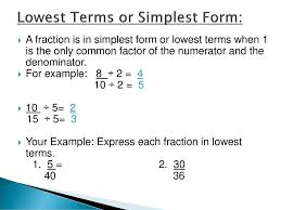 Simplest Form Lowest Term Ten Common Mistakes Everyone Makes In Simplest Form Lowest Term Writing Fractions Common Core Math Fractions Simplest Form Fractions
