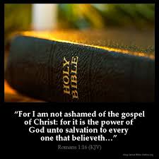 The quote belongs to another author. I M Not Ashamed Of The Gospel Thepreachersword