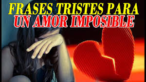 Historia de un amor en duo avec tania libertad — cesária evora. Frases Tristes Para Un Amor Imposible Musica Triste Youtube