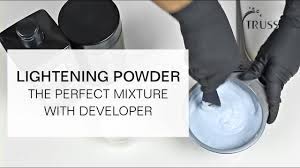 You get gentler bleaching action, especially if your hair is fragile. Lightening Powder How To Achieve The Perfect Mixture With Developer Youtube