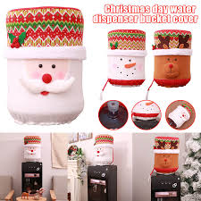 5 gallon water jug with no handle. Christmas 5 Gallon Water Dispenser Bottle Cover Santa Elk Snowman Home Kitchen Decor Hug Deals Water Dispenser Covers Aliexpress