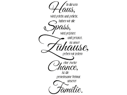 Verwirklichen wir träume und geben niemals auf. Wandtattoo In Diesem Haus Ist Die Heimat Unserer Familie