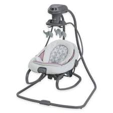 Graco Reg Duetsoothe Trade Swing And Rocker In Raena Elephant Baby Swing Baby Swings Top Baby Swings