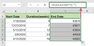 How To Calculate End Date From Start Date And Duration In Excel