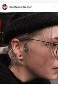 Pin By Hanako Rodriguez On Sun Behind Ear Tattoo Healed Tattoo Tattoos