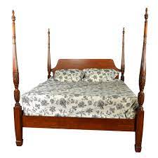 Favorite this post jul 8 pretty bed, king size, antique with frame $50 (loganville) pic hide this posting restore restore this posting. King Size Mahogany Rice Carved Poster Bed By Leighton Hall For Sale At 1stdibs