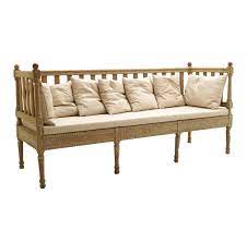Finden sie das passende finanzprodukt oder lassen sie sich beraten. Aabenraa Antikvitetshandel Gustavianische Bank Neubezogen Schweden Um 1800 H 45 90cm L 190cm T 63cm