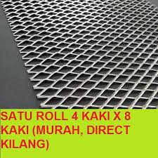 Hai.semua, apa kabar,semoga kalian yg nonton di beri kesehatan,panjang umur dan di mudahkan segala urusannya.amin.dalam video kali ini aku mau. Expanded Metal 4 Kaki X 8kaki Satu Roll Besi Mesh For Grates Fencing Pagar Rumah Diy Rumah Bbq Grill Metal Plate Shopee Malaysia