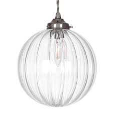 Clear glass shade light replacement 1 pack, 5.67 inch high, 5 inch diameter, 1.65 inch fitter, small glass lampshade cover for chandelier ceiling fans pendant light high transmittance. Fluted Glass Fulbourn Pendant Pendant Ceiling Lights Jim Lawrence