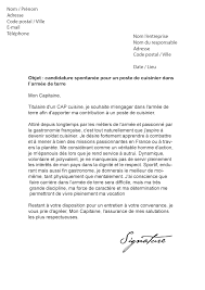 Lettre De Motivation Armee De Terre Modele De Lettre