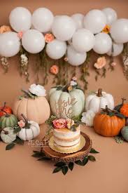 Fall Pumpkin Cake Smash Pumpkin 1st Birthdays Baby Shower Pumpkin Fall 1st Birthdays